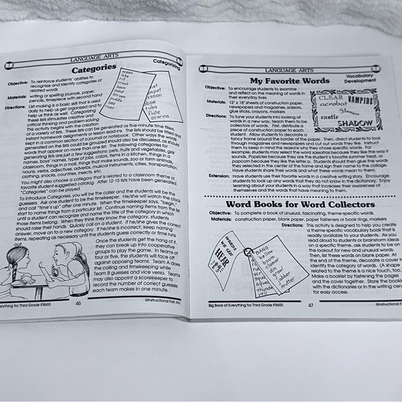 BIG BOOK OF EVERYTHING GRADE 3 By Ada Frischer/Elizabeth Tanzi Teacher Resource - Picture 5 of 16
